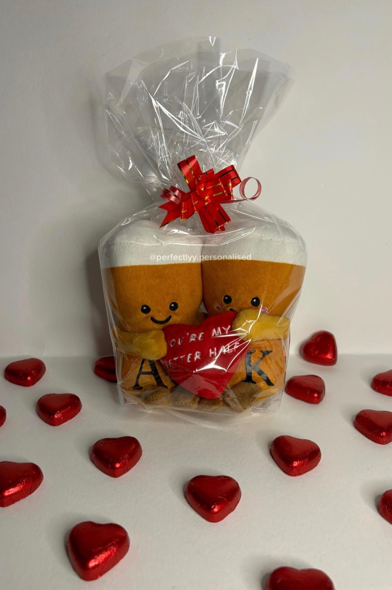 Custom beer/coffee plush