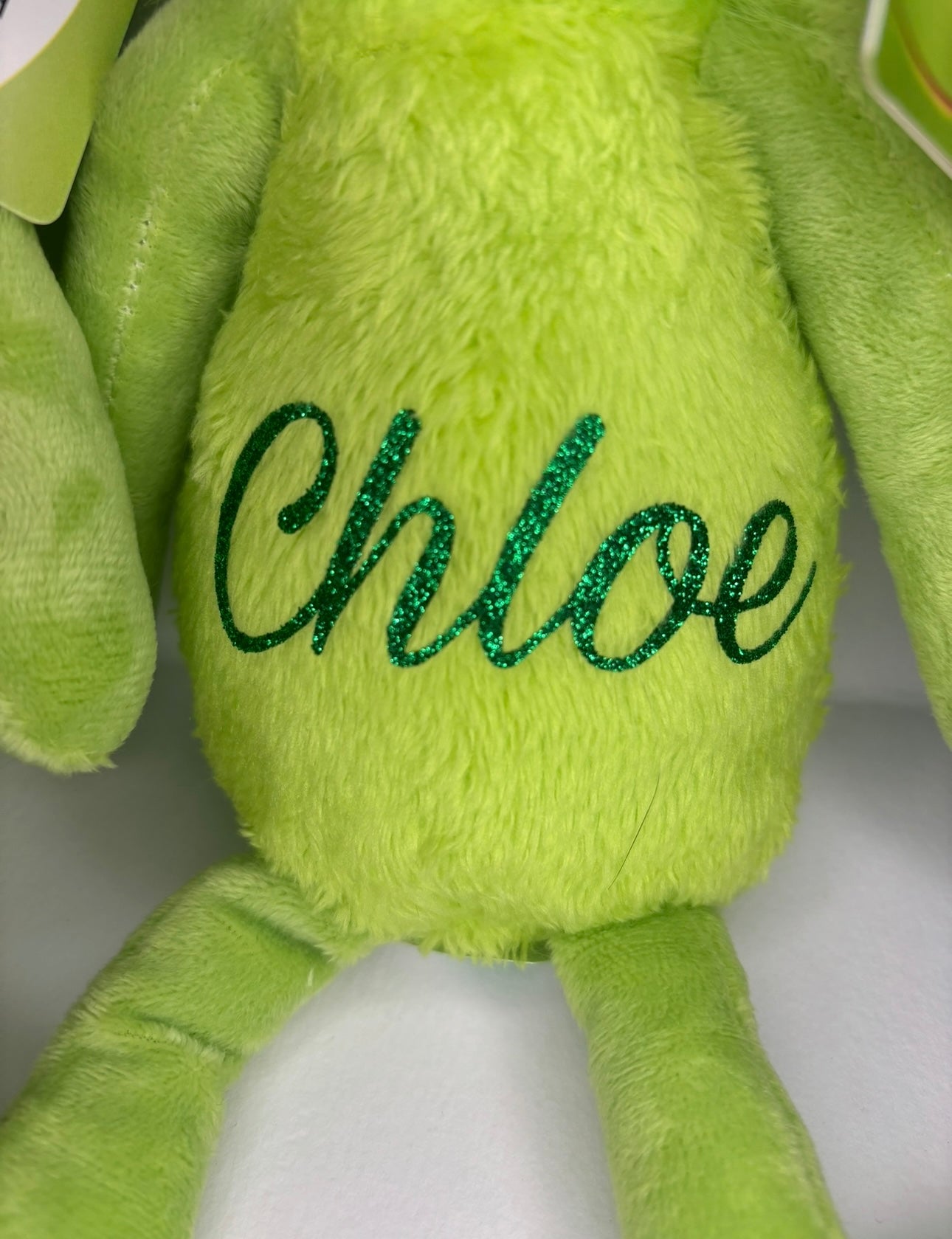 Green soft plush