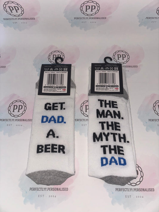 Father’s Day themed socks