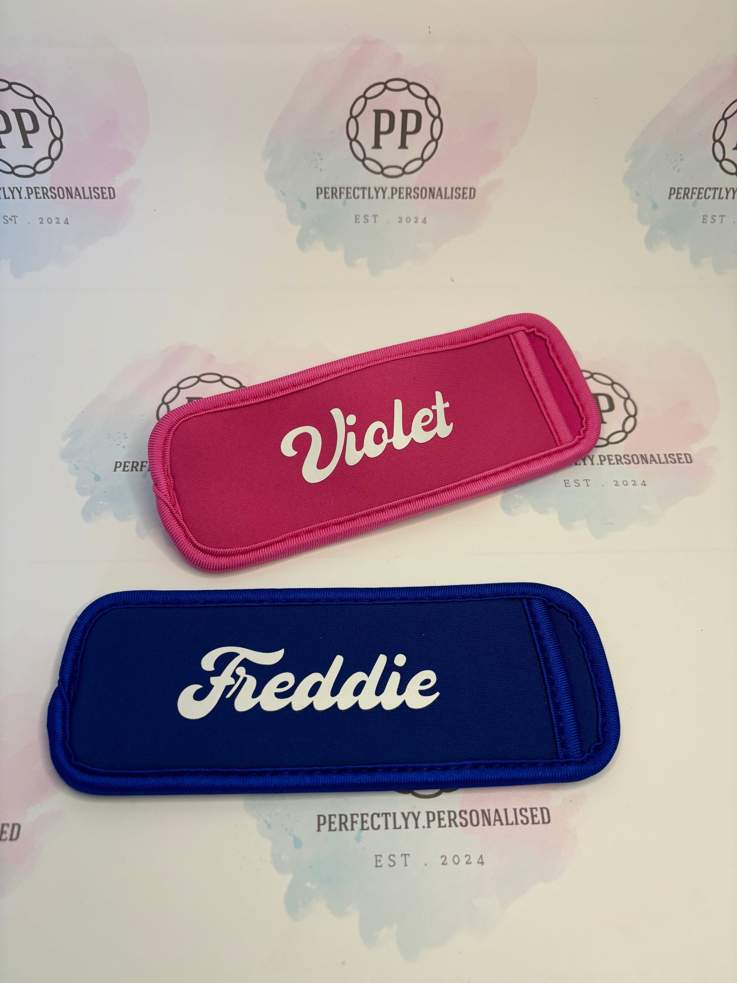 Custom ice pole holders