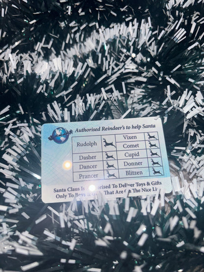 Santas Driving license