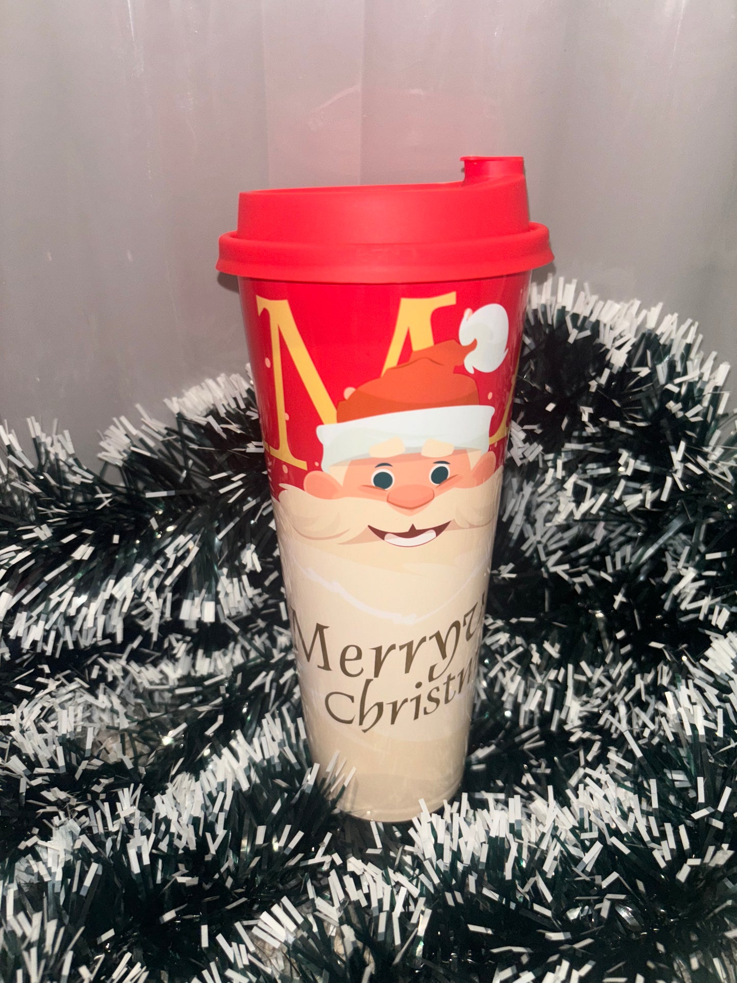 Christmas themed hot cup