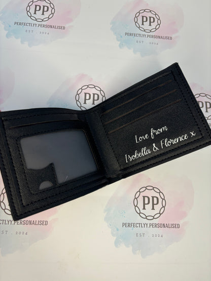 men’s black wallet (read descriptions)