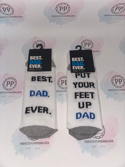 Father’s Day themed socks