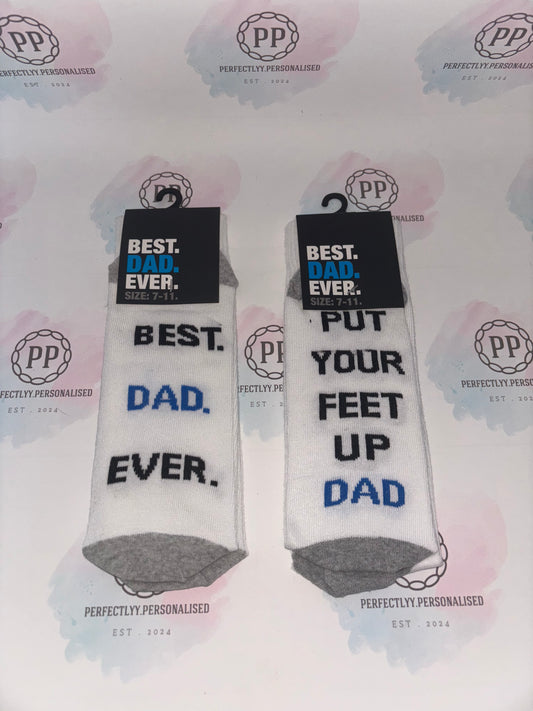 Father’s Day themed socks