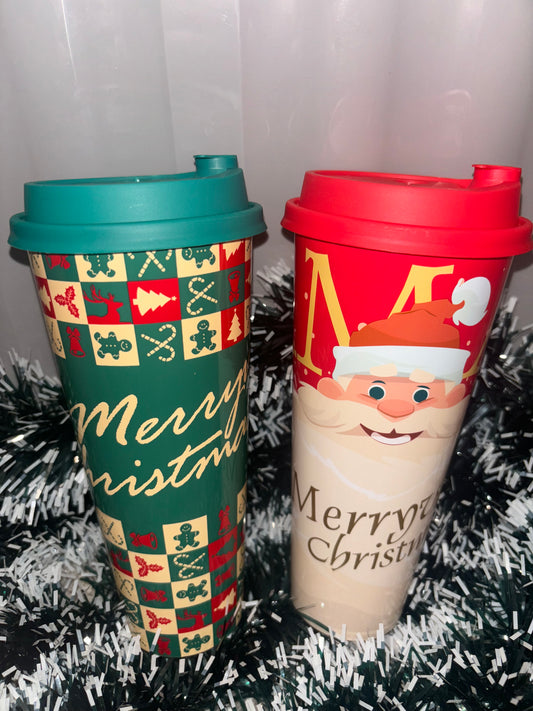 Christmas themed hot cup