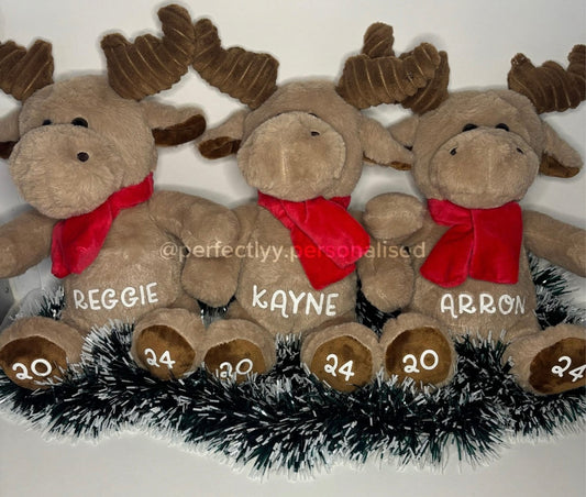 Custom Reindeer Teddy